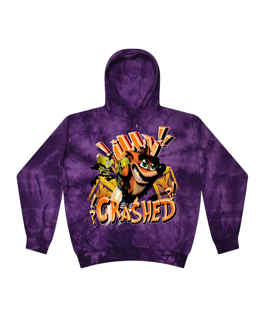 CRASH BANDIT - PULLOVER - (SPIDER PURPLE)