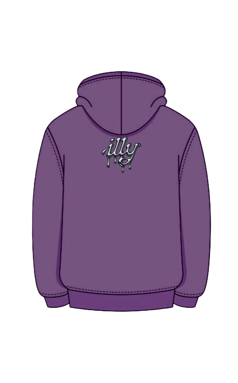 CRASH BANDIT - PULLOVER - (SPIDER PURPLE)